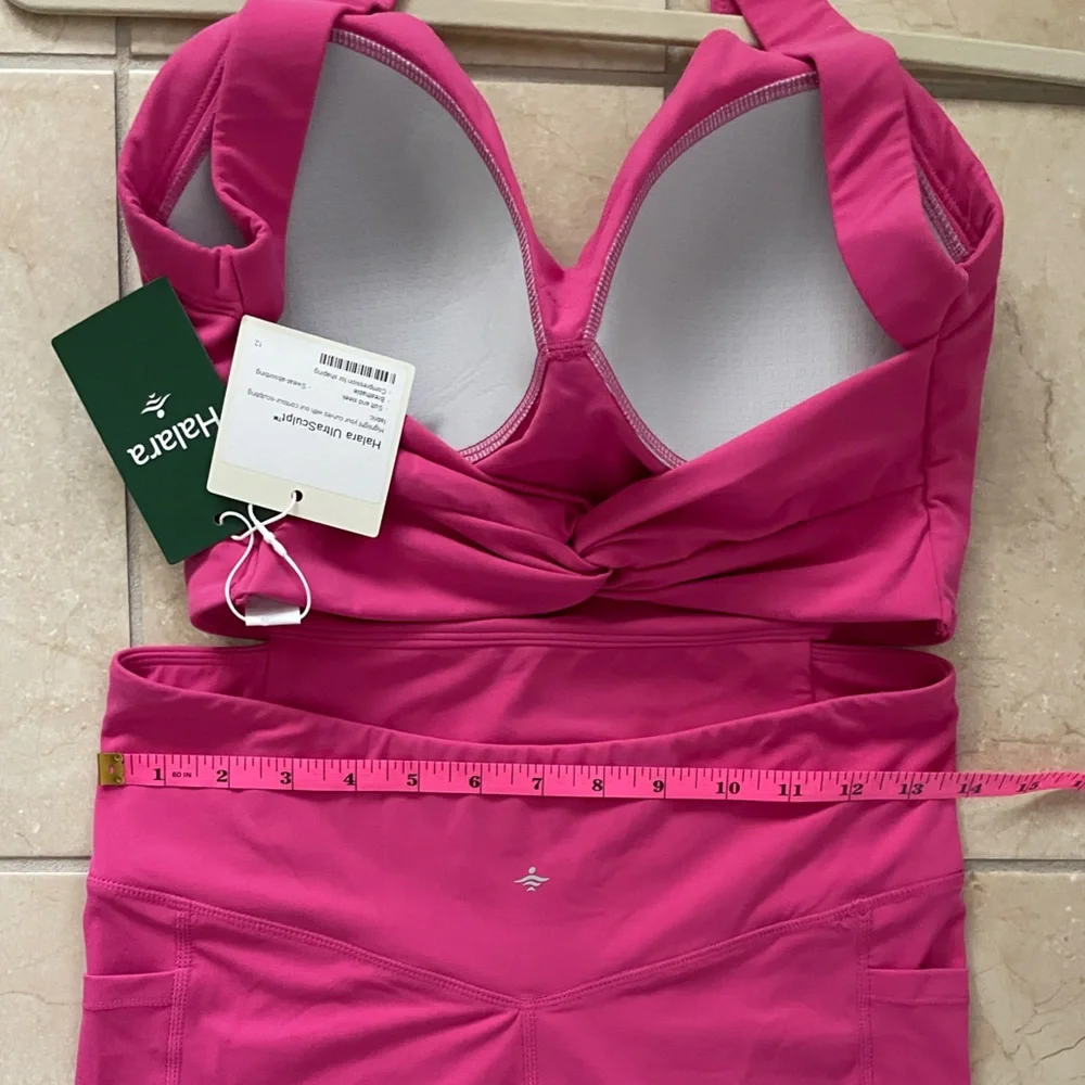 NWT Halara UltraSculpt Tummy Control Romper - Easy Peezy Edition - Picture 9 of 12